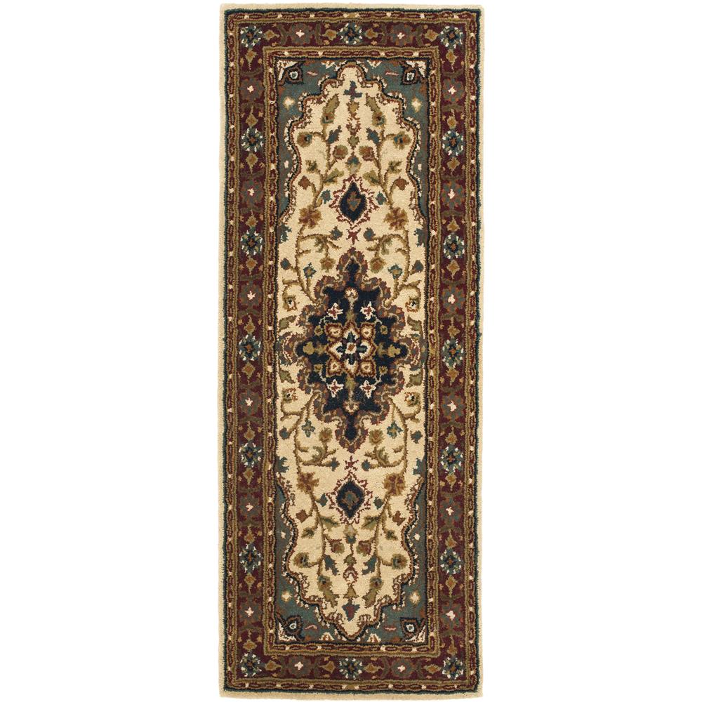 Safavieh HG760A-9 Heritage Area Rug in IVORY / RED