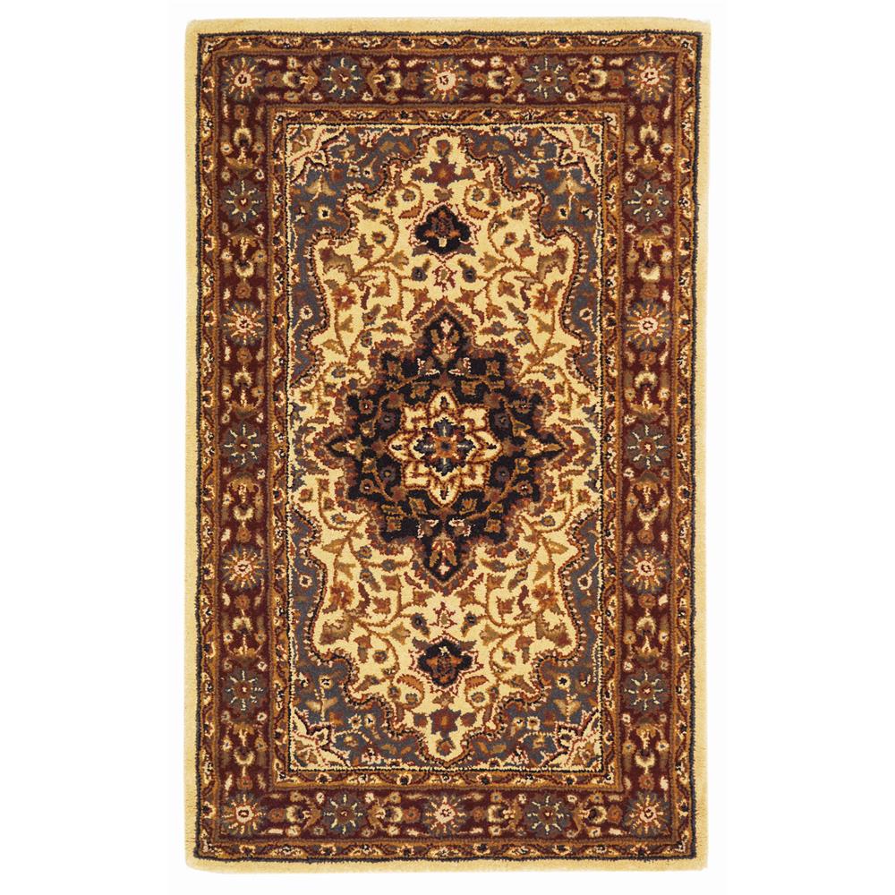 Safavieh HG760A-3 Heritage Area Rug in IVORY / RED