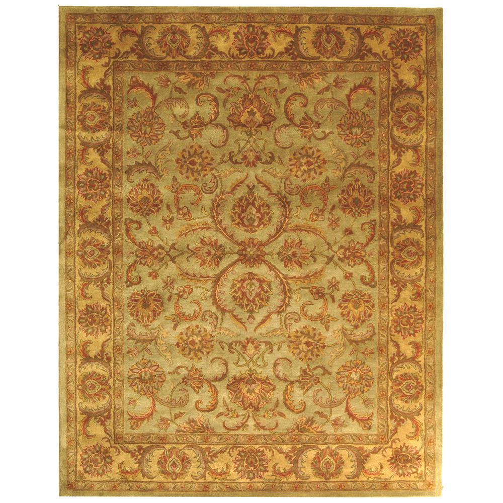 Safavieh HG811A-1218 Heritage Area Rug in GREEN / GOLD