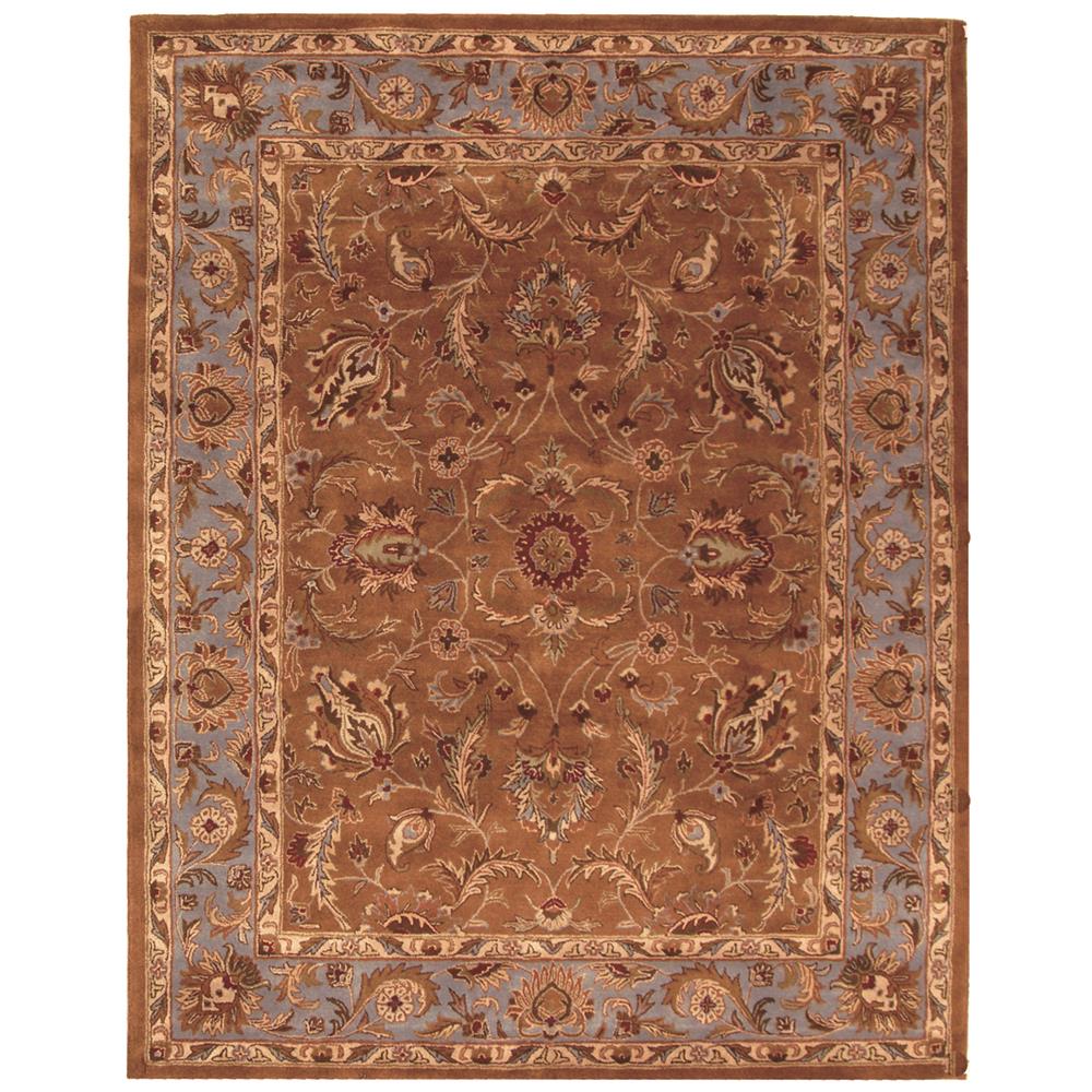 Safavieh HG812A Heritage Area Rug in Brown / Blue