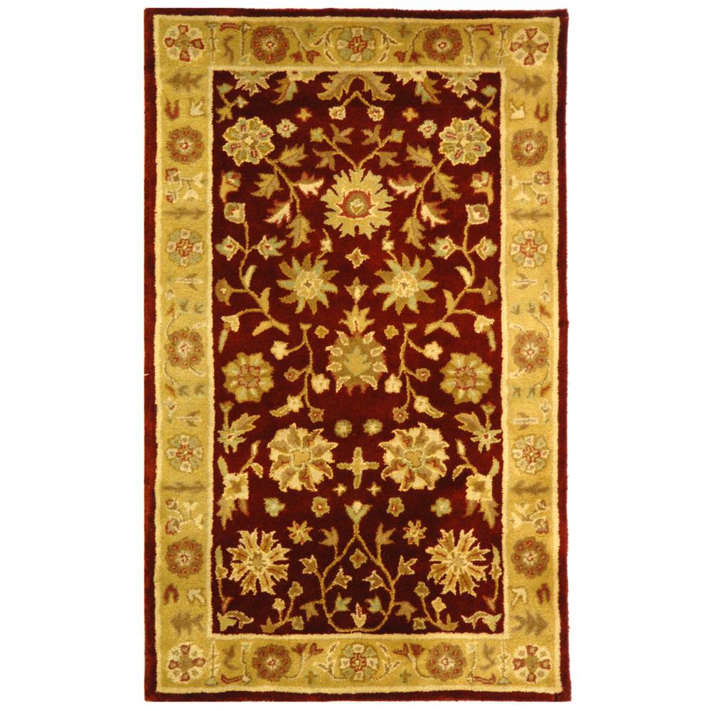 Safavieh HG813A Heritage Area Rug in Red / Gold