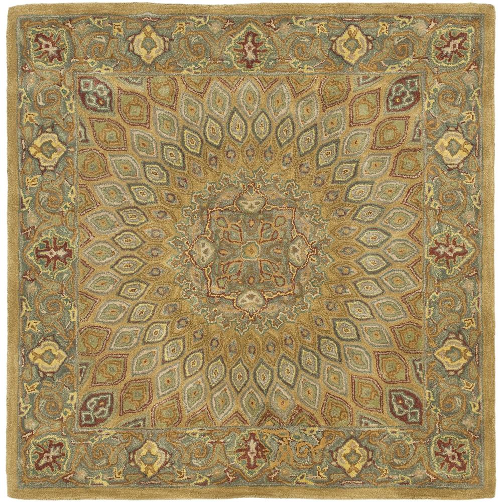 Safavieh HG914A-6SQ Heritage Area Rug in LIGHT BROWN / GREY