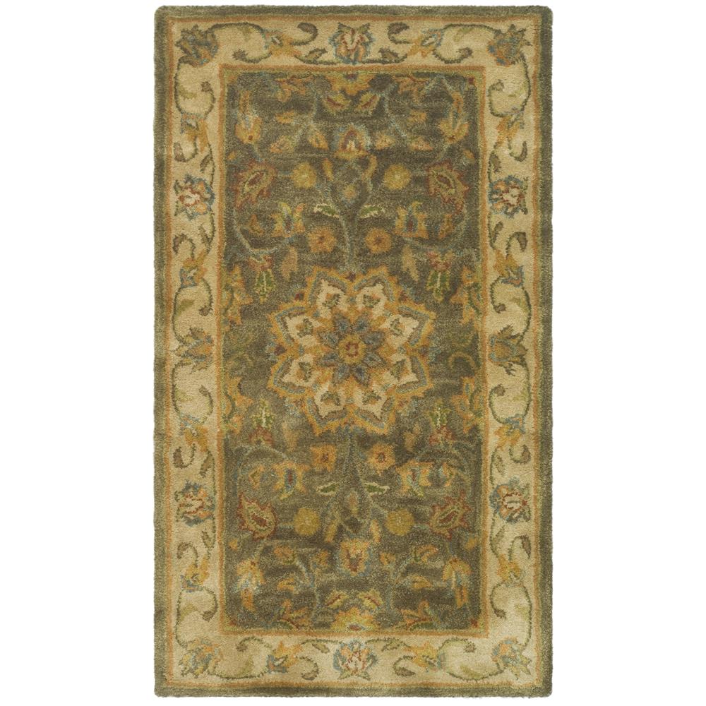 Safavieh HG954A-2 Heritage Area Rug in Green / Taupe
