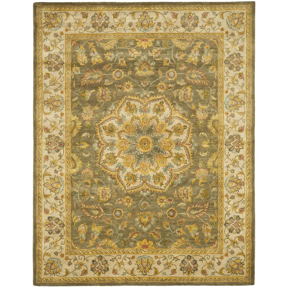 Safavieh HG954A-1215 Heritage Area Rug in GREEN / TAUPE