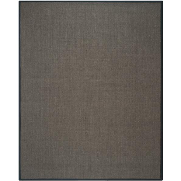 Safavieh NF441D-8 Natural Fiber Area Rug in CHARCOAL / CHARCOAL