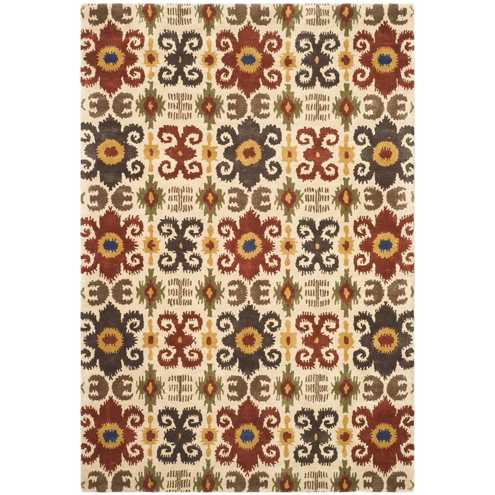Safavieh SOH445A-10 Soho  Area Rug in IVORY / RED