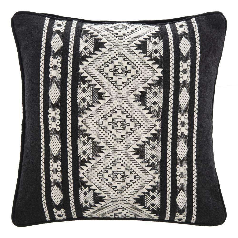 Safavieh PLS155A-2020 Midnight Pillow in Black/ivory