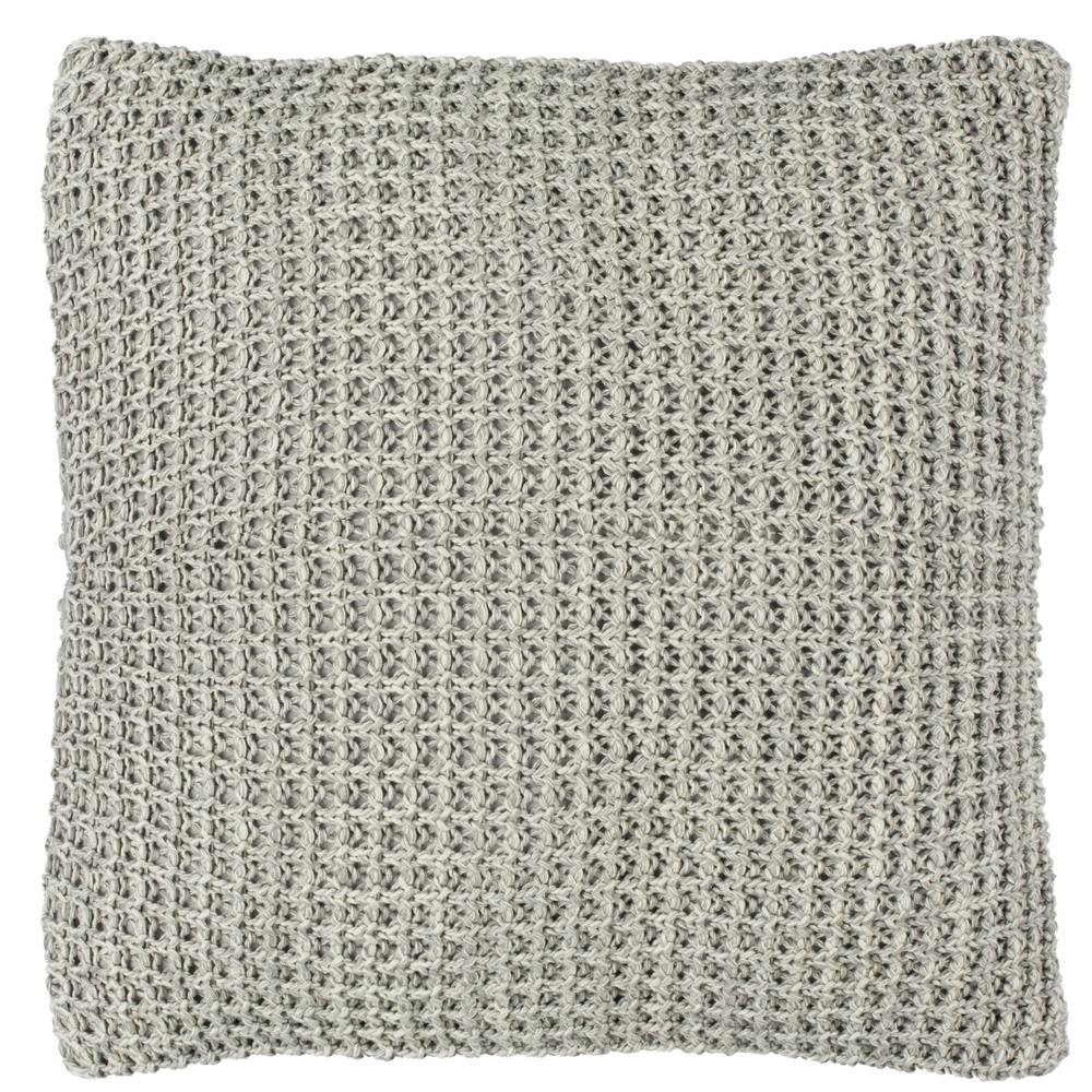 Safavieh PLS193A-2020 Haven Knit Pillow in Light Grey/natural