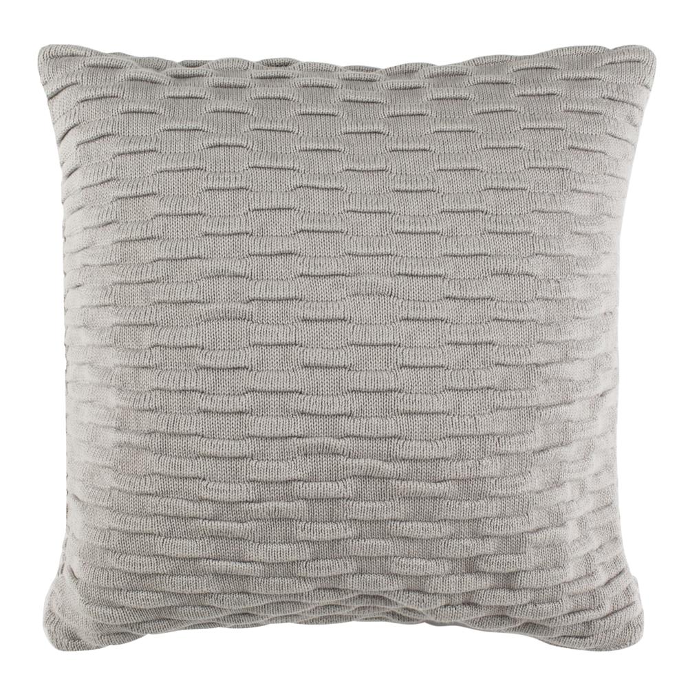 Safavieh PLS211A-2020 Noela Knit Pillow in Light Grey