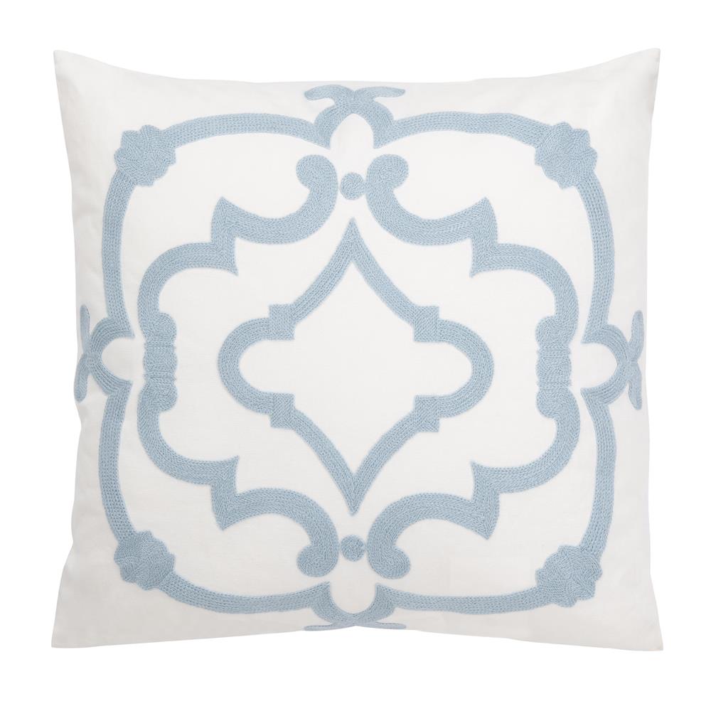 Safavieh PLS7043A-1818 Daciana Pillow in White/blue