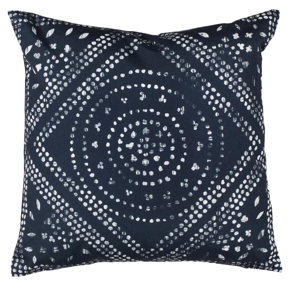 Safavieh PLS7084A-1616 Mallory Pillow in Deep Blue/white
