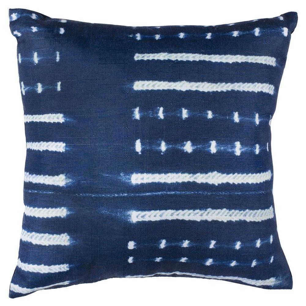 Safavieh PLS7085A-1616 Narla Pillow in Deep Blue/white