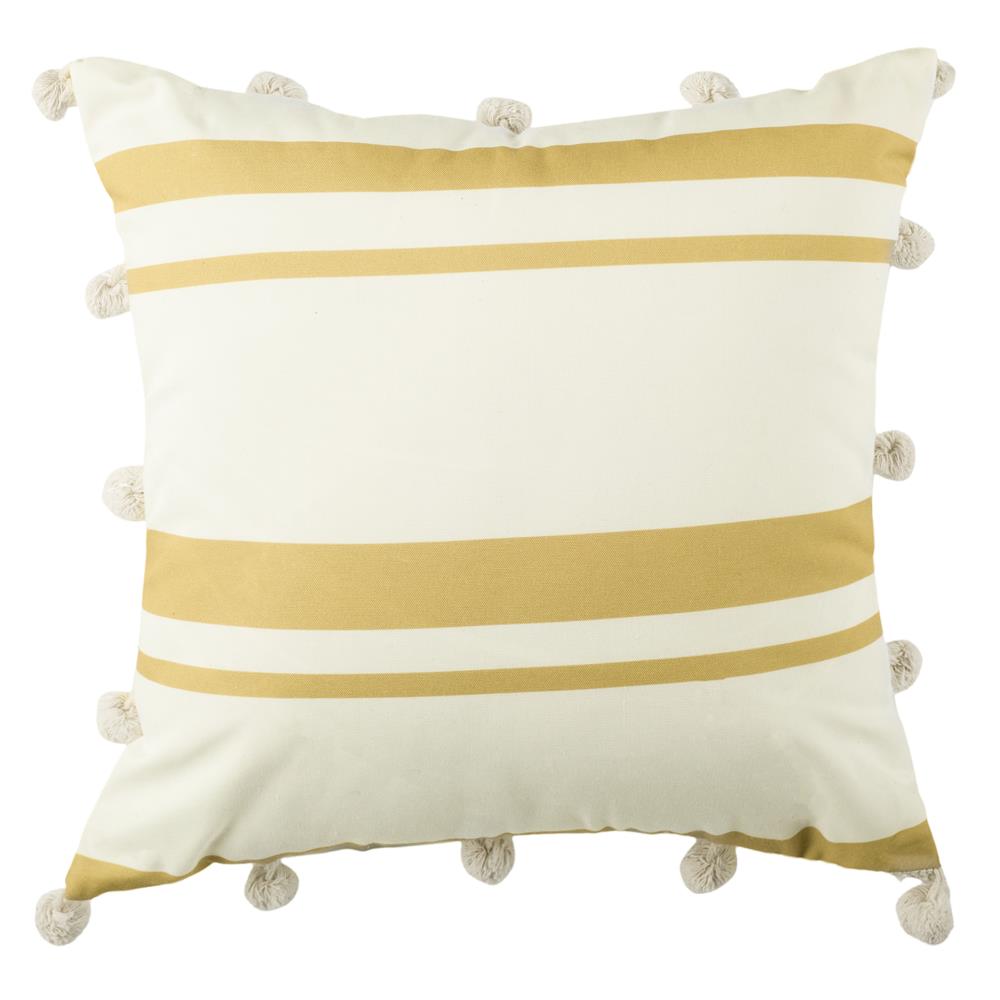 Safavieh PLS7087A-1616 Jirina Pillow in White/gold