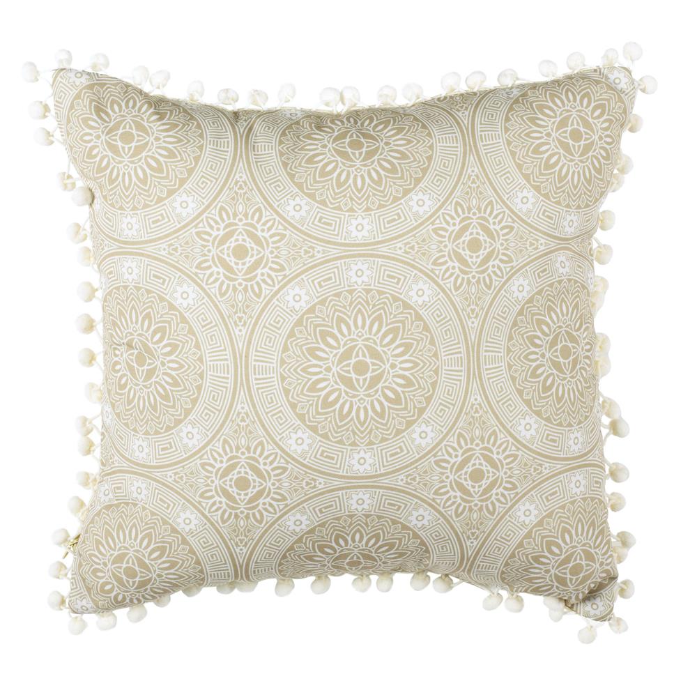 Safavieh PLS7090A-1616 Valencia Pillow in Taupe/beige