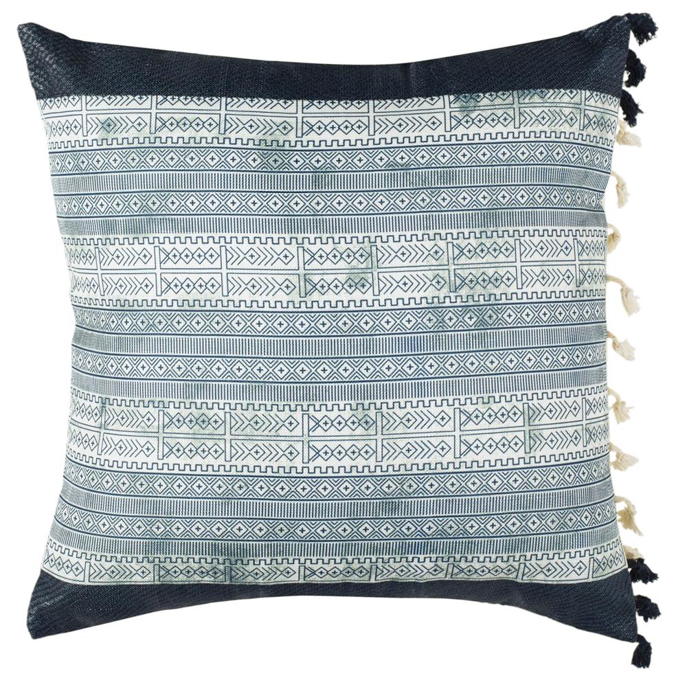Safavieh PLS7093A-1616 Linnet Pillow in Deep Blue/grey