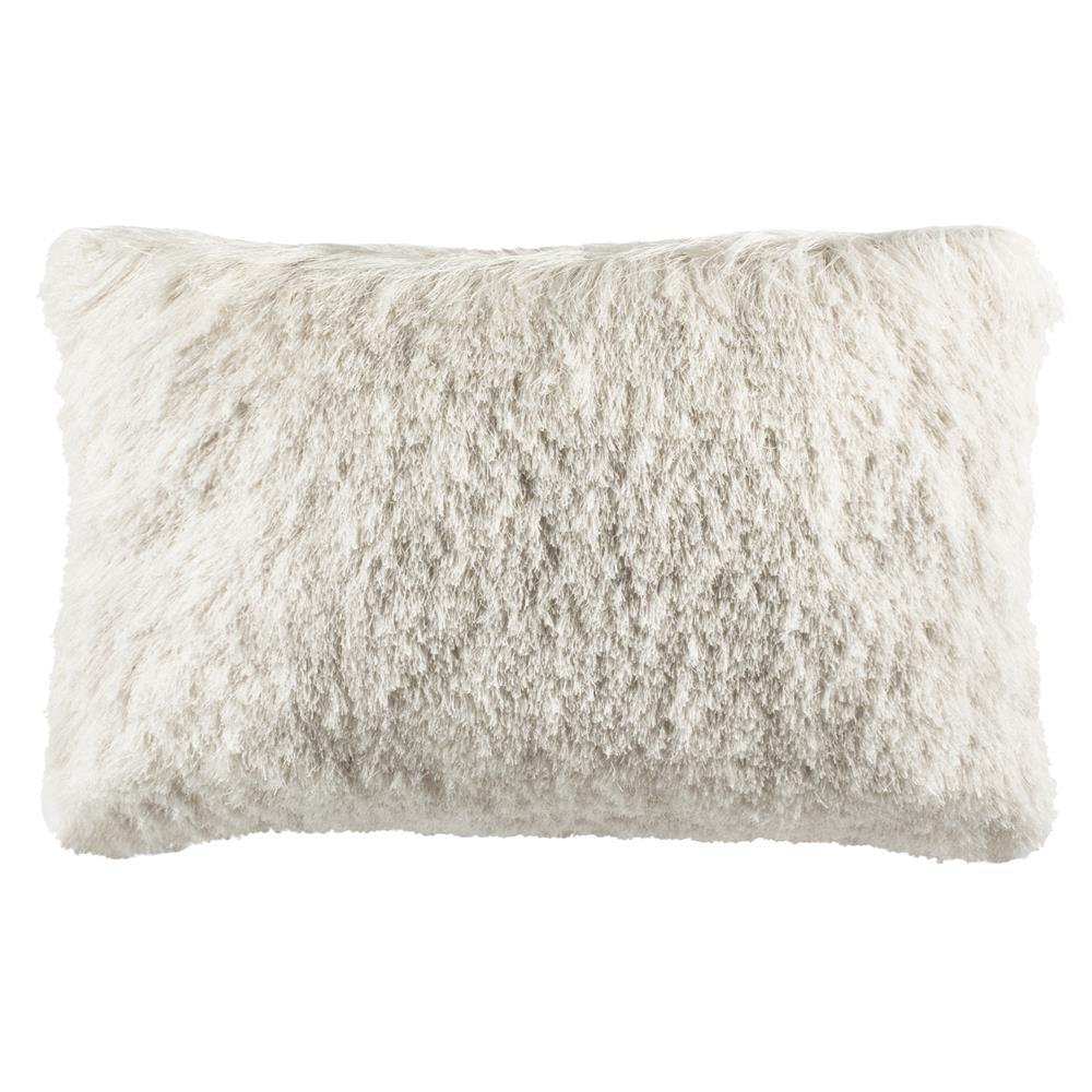 Safavieh PLS735B-1220 Cali Shag Pillow in Ivory