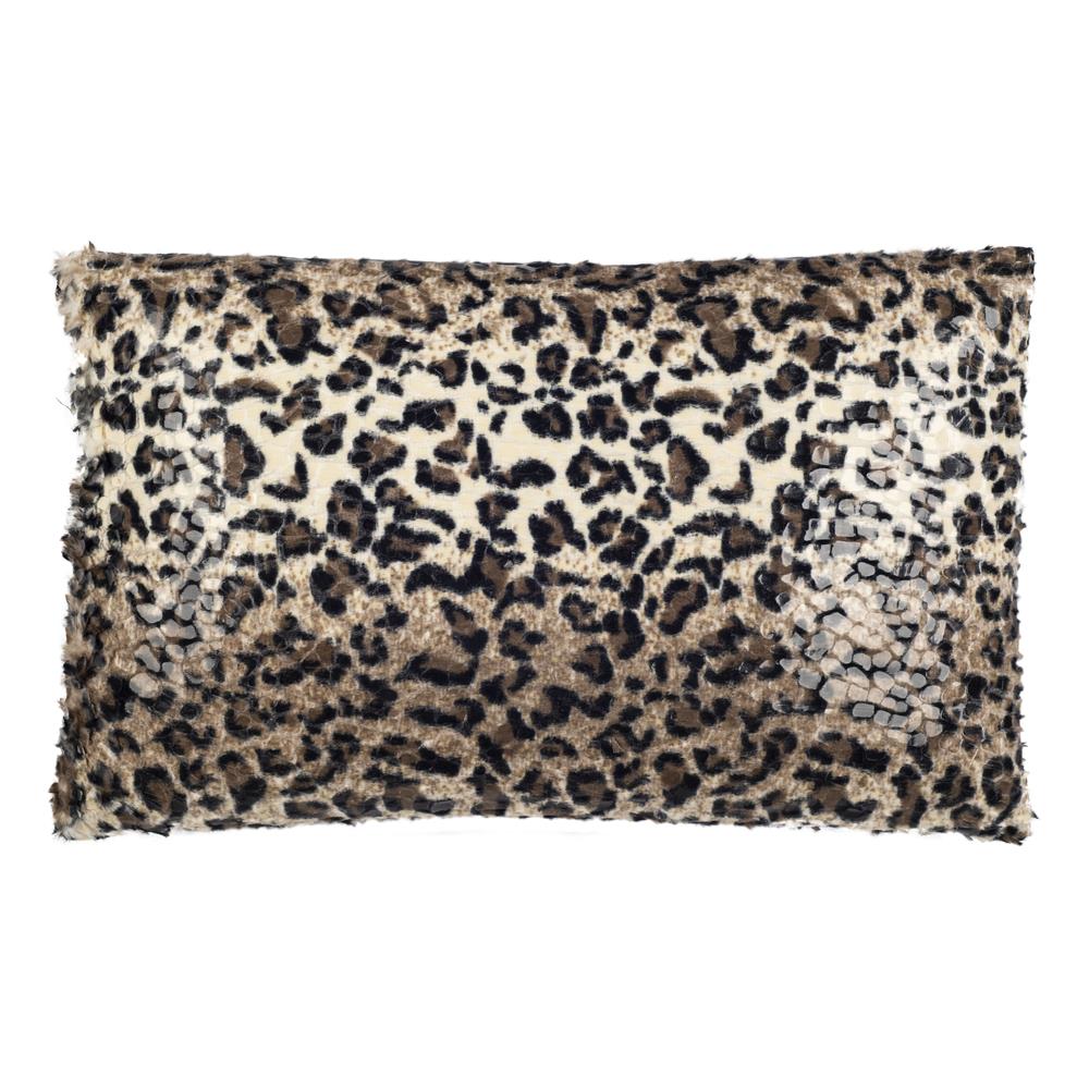 Safavieh PLS852A-1220 Zahara Cheetah Pillow in Brown