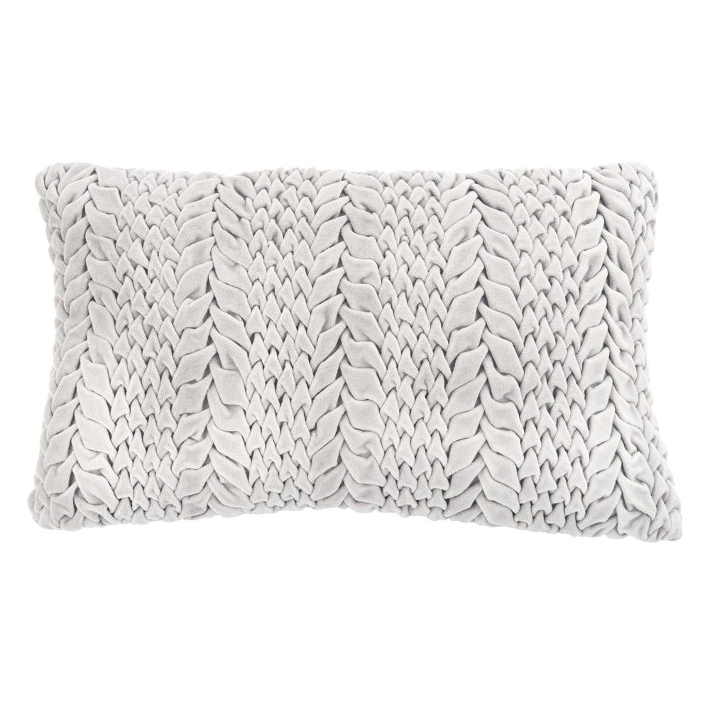 Safavieh PLS878B-1220 Barlett  Pillow in Light Grey