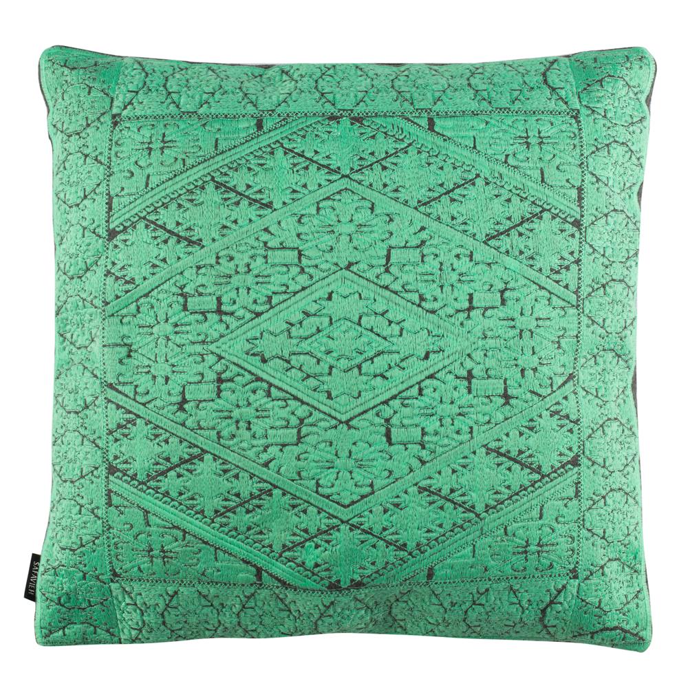 Safavieh PLS900C-2020 Lila 20" Pillow in Sea Green