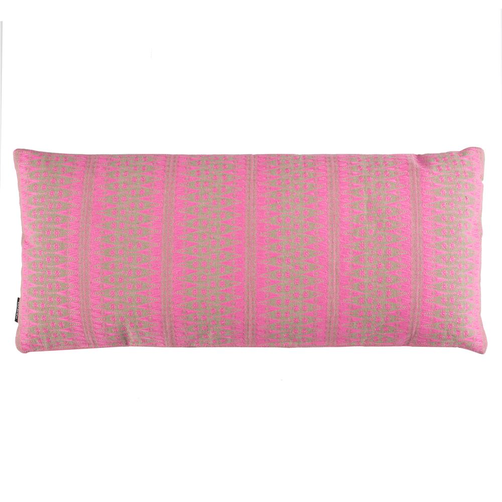 Safavieh PLS902A-1430 Parvin 14 X 30 Pillow in Pink/grey
