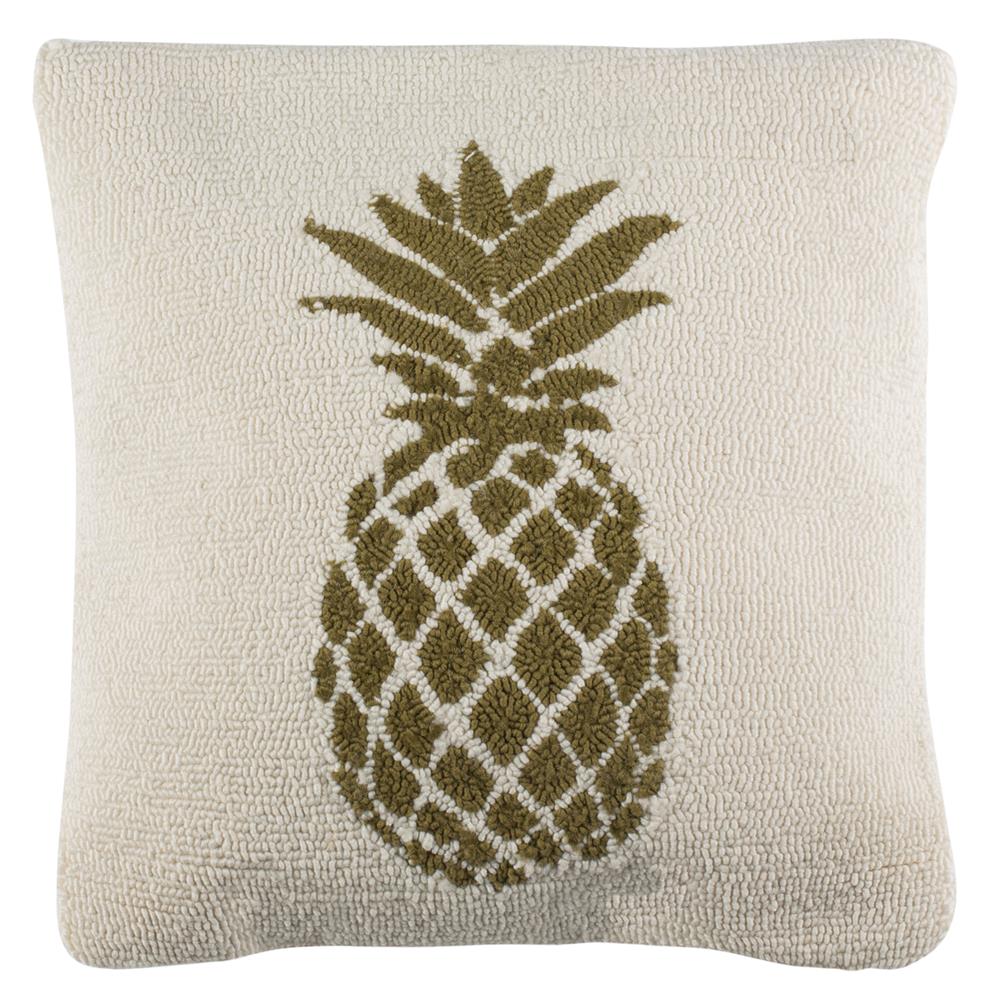 Safavieh PPL255B-2020 Pure Pineapple Pillow in Gold/white