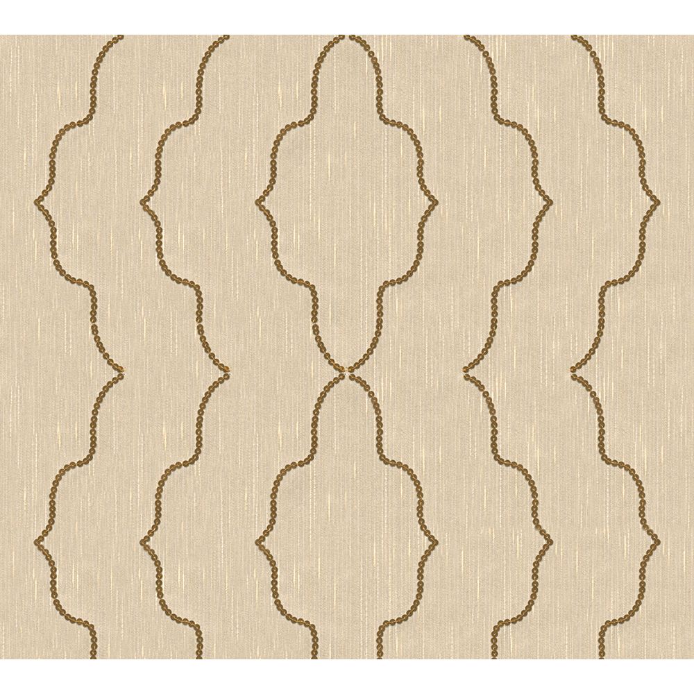 Architects Paper by Sancar 30615 Wall Fashion Panel in Creme/Gold