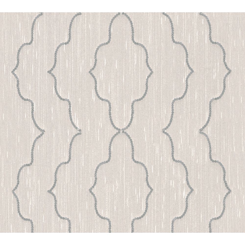 Architects Paper by Sancar 30615 Wall Fashion Panel in Creme/Silver