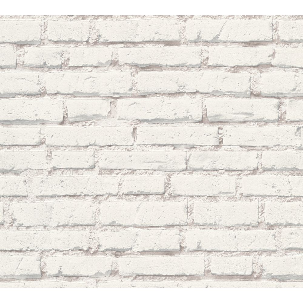 A.S. Creation by Sancar 319431 Elements Brick Wallcovering in White