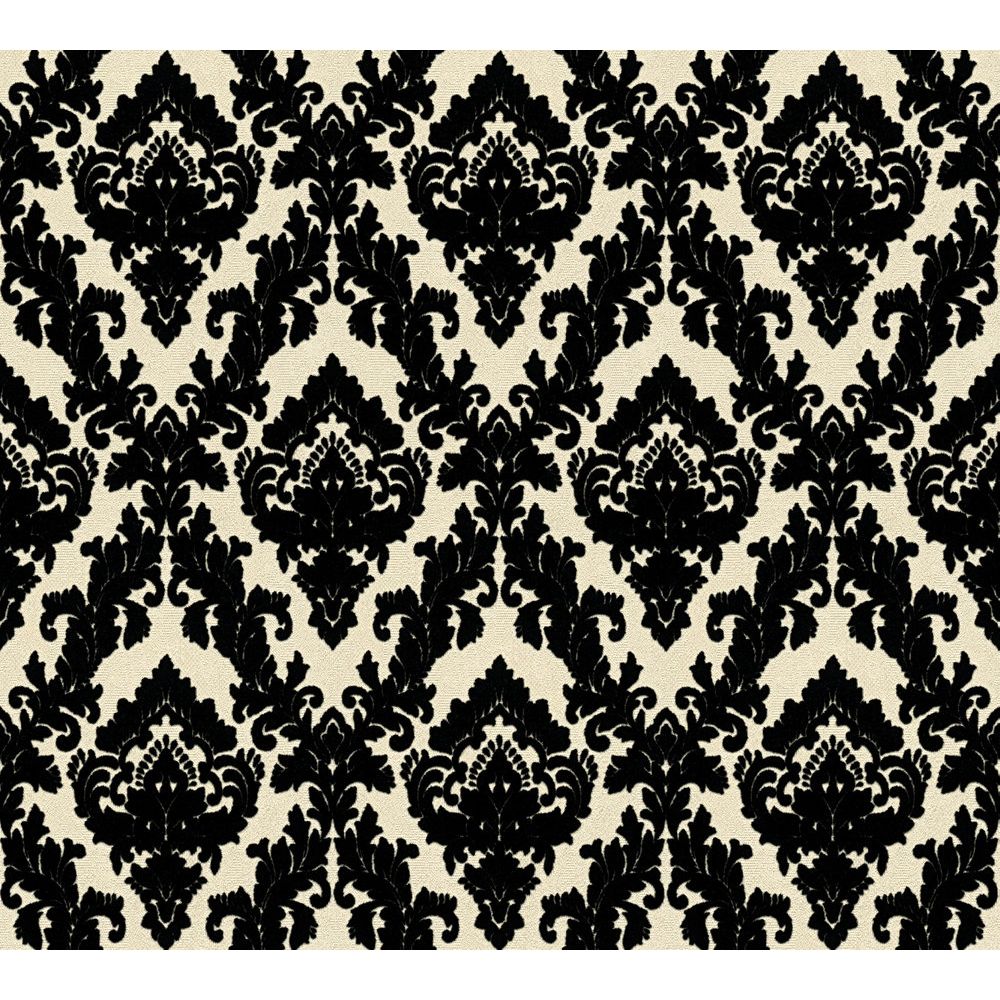 Architects Paper by Sancar 33582 Castello Wallcovering in Black