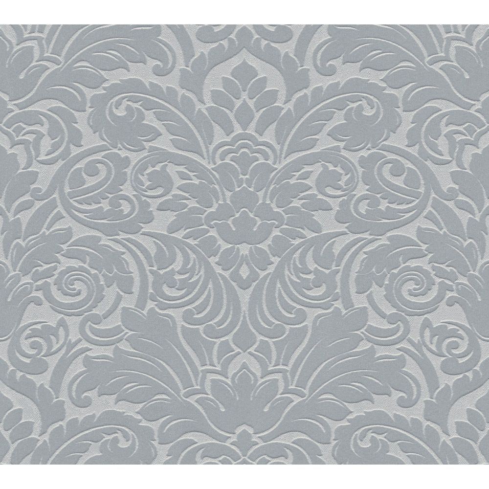 Architects Paper by Sancar 33583 Castello Wallcovering in Silver