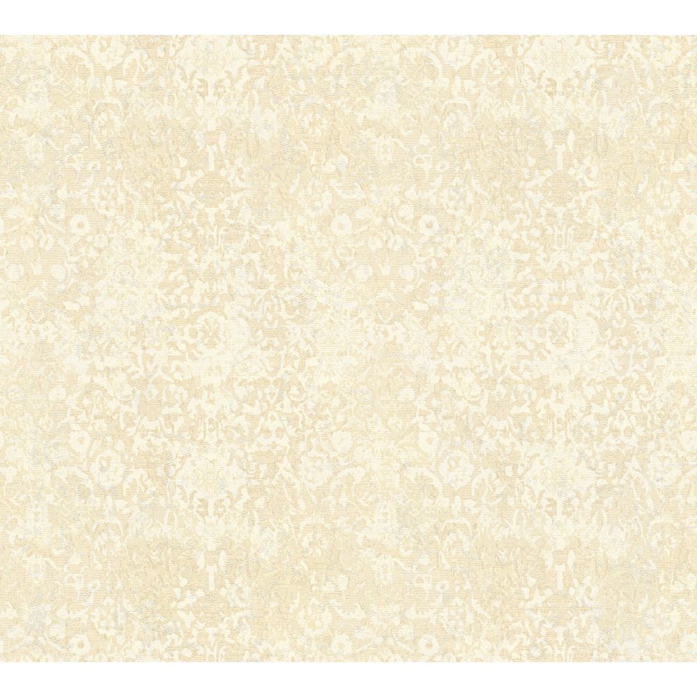Architects Paper by Sancar 34375 Luxury Classics Damask Wallcovering in Beige/Creme