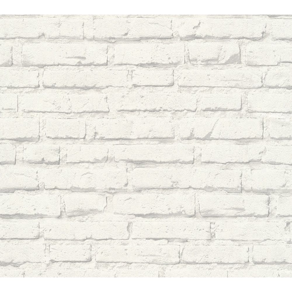 A.S. Creation by Sancar 343992 Elements Brick Wallcovering in Grey