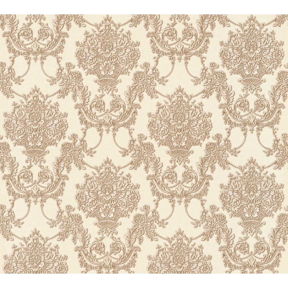 A.S. Creation by Sancar 34492 Chateau 5 Wallcovering in Bronze