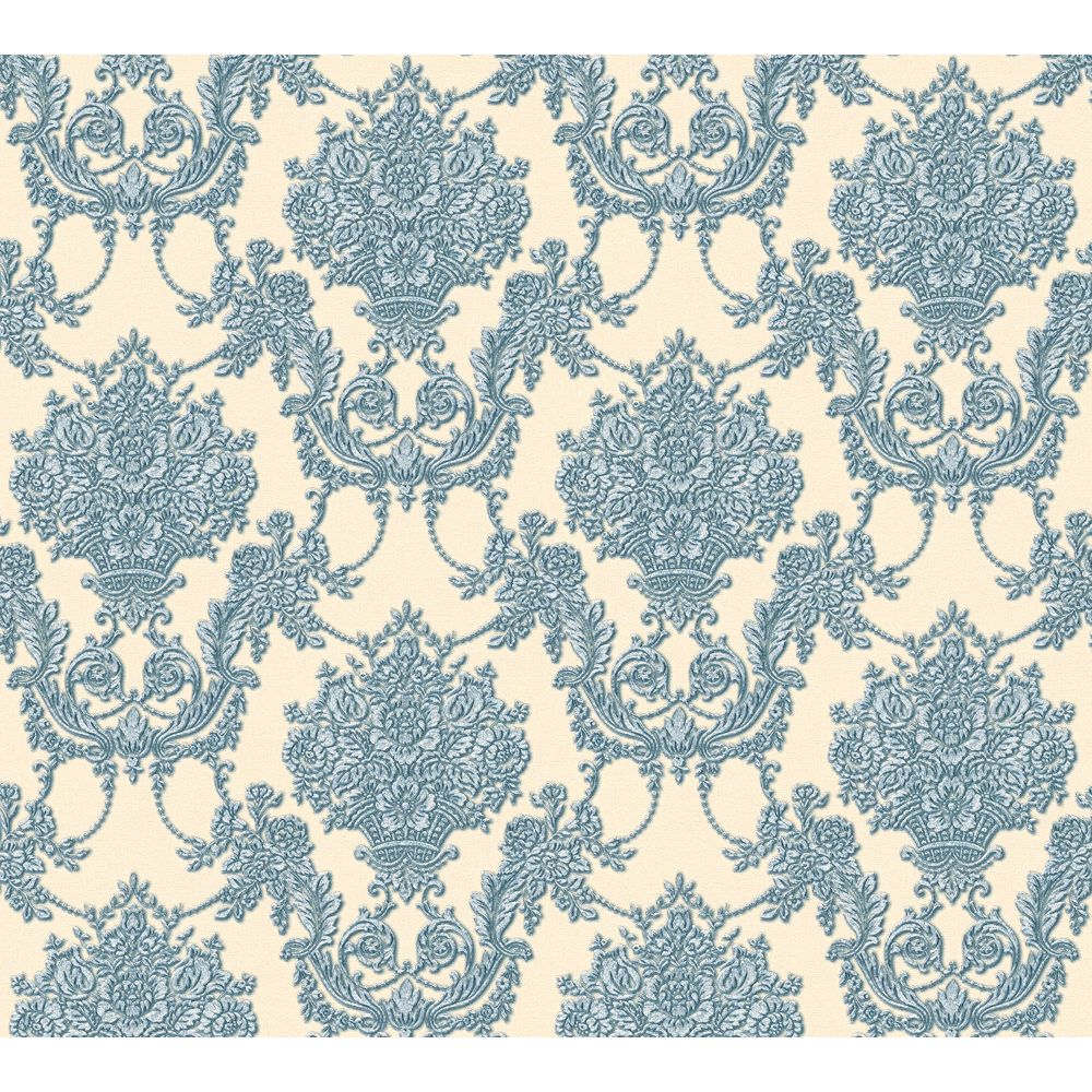 A.S. Creation by Sancar 34492 Chateau 5 Wallcovering in Blue