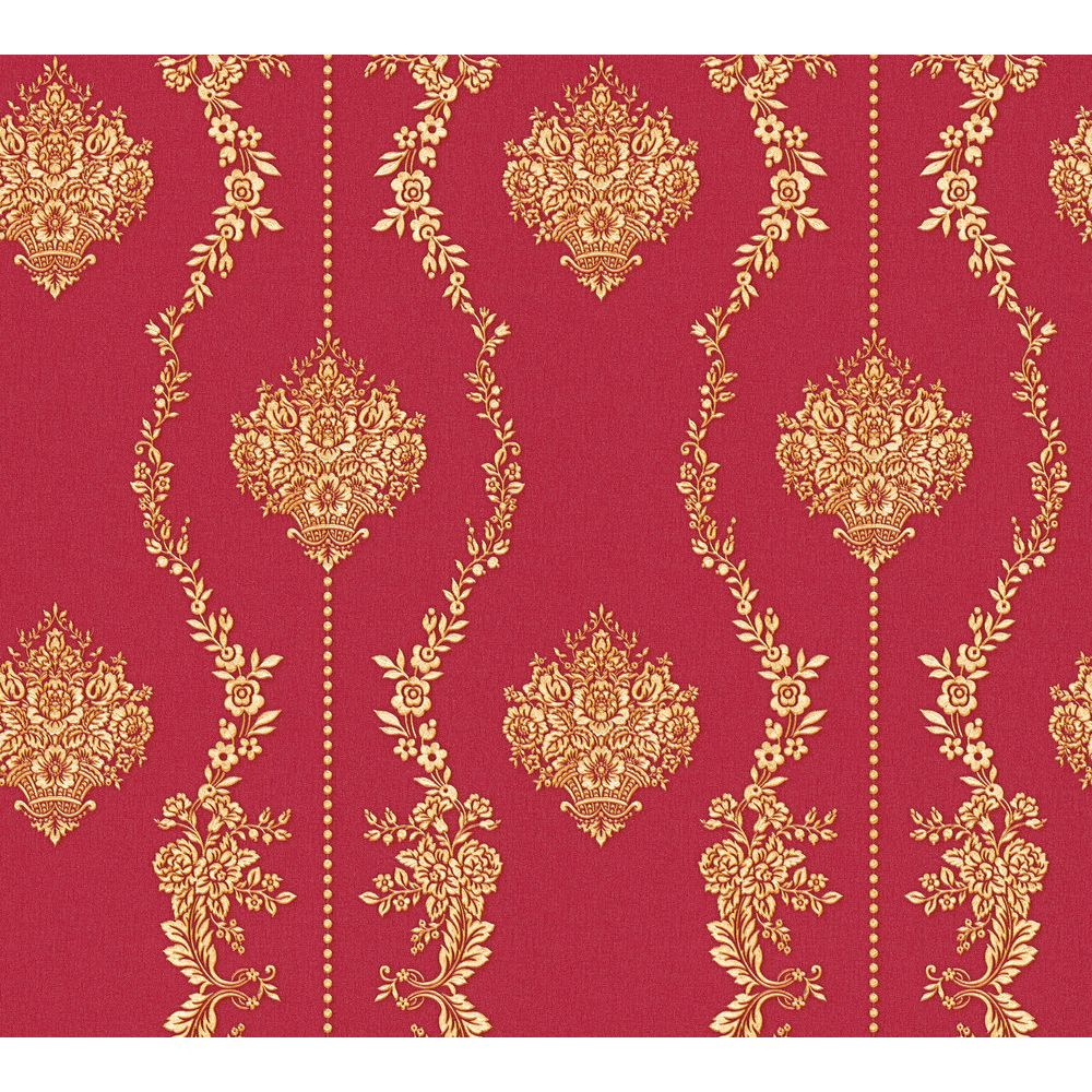 A.S. Creation by Sancar 34493 Chateau 5 Wallcovering in Red