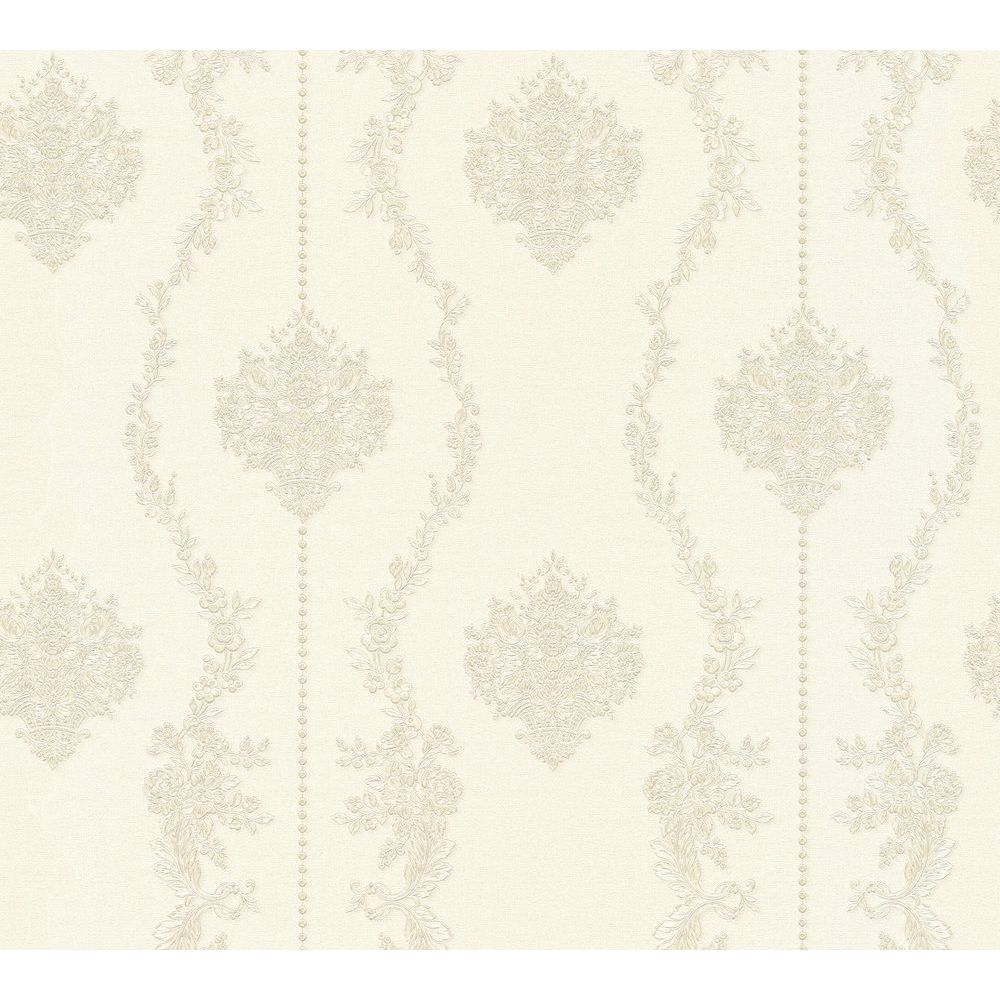 A.S. Creation by Sancar 34493 Chateau 5 Wallcovering in Silver