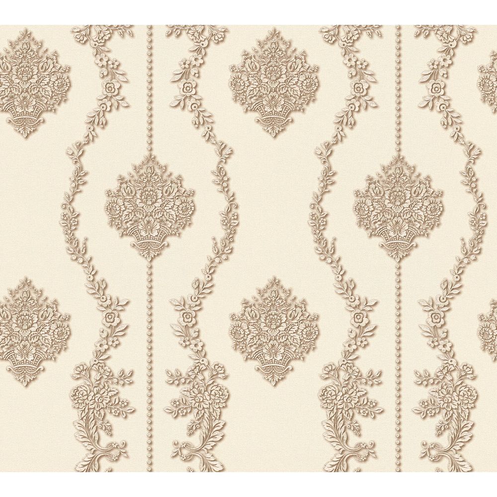 A.S. Creation by Sancar 34493 Chateau 5 Wallcovering in Bronze