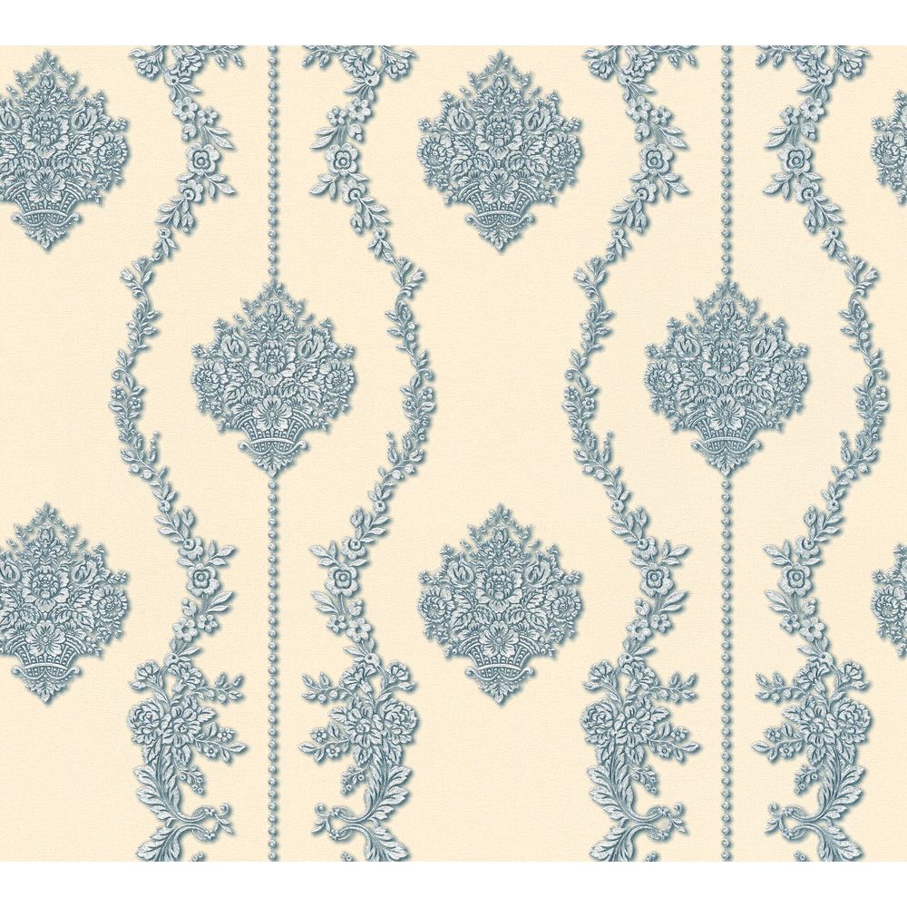 A.S. Creation by Sancar 34493 Chateau 5 Wallcovering in Blue
