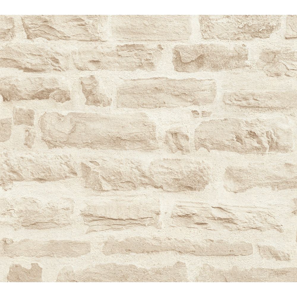 A.S. Creation by Sancar 35580 Elements Brick Wallcovering in Beige