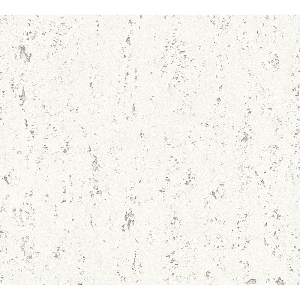 A.S. Creation by Sancar 36470 Beton Concrete & More Plain Wallcovering in White