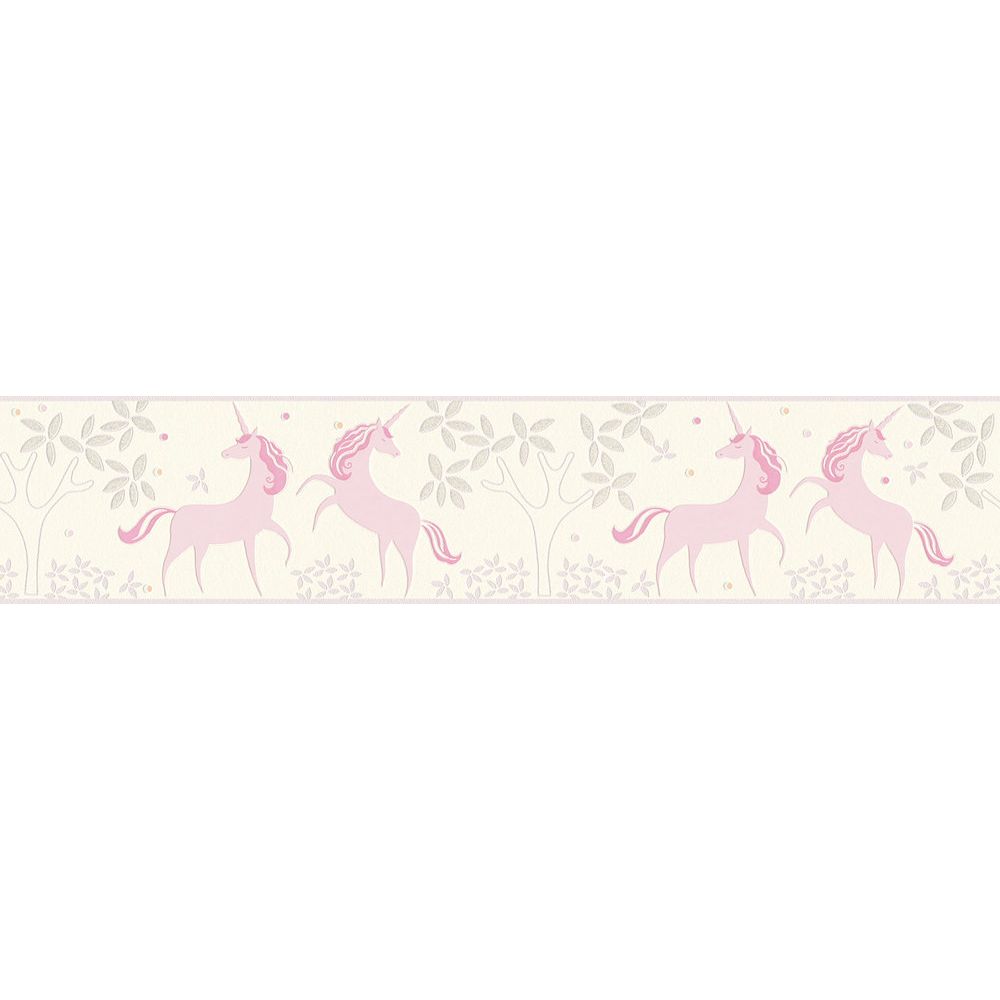 A.S. Creation by Sancar 36990 Boys & Girls 6 Childrens Wallcovering in Pink/Grey/White