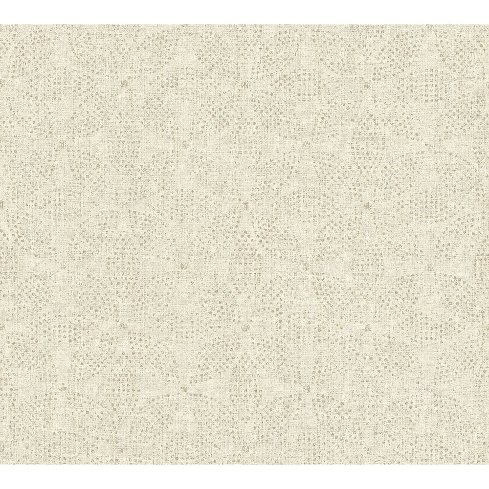 A.S. Creation by Sancar 37176 Ethnic Origin Geometric Wallcovering in Creme/Gold