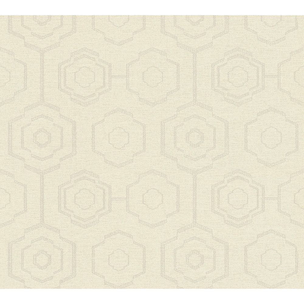 A.S. Creation by Sancar 37177 Ethnic Origin Geometric Wallcovering in Creme