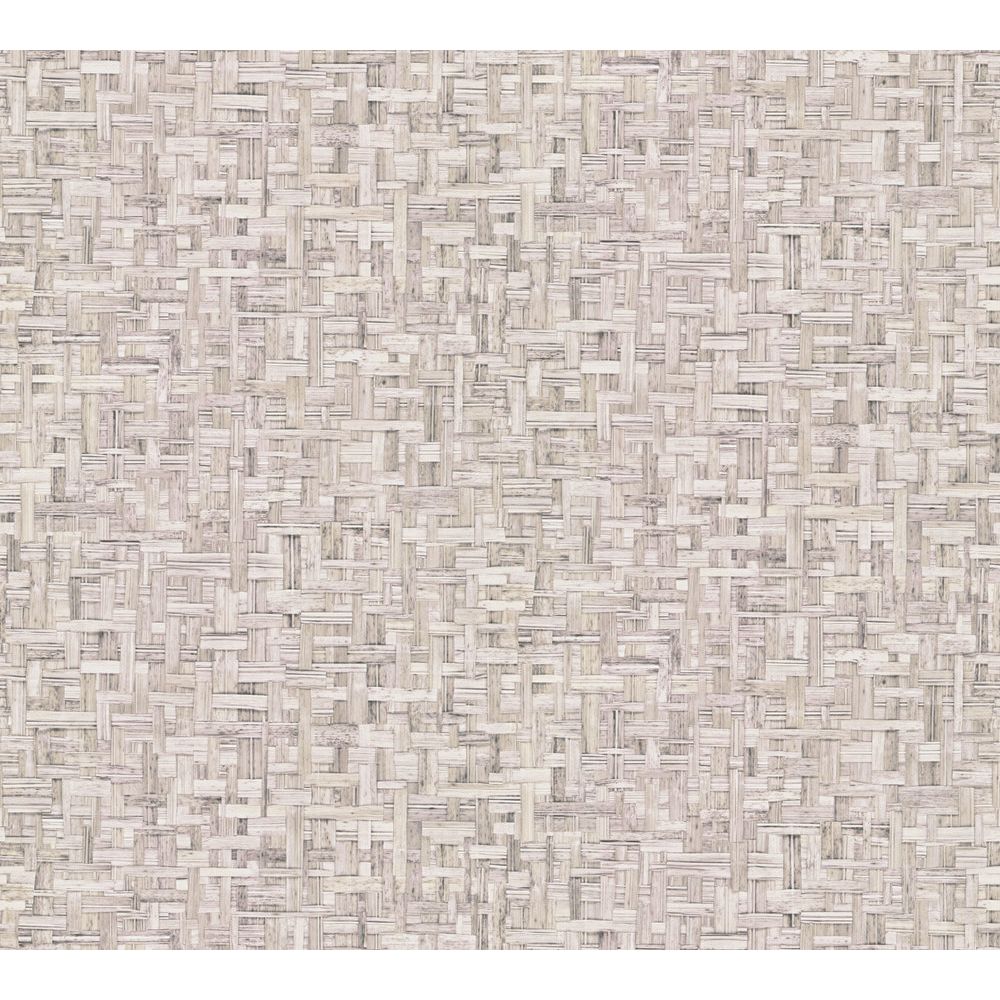 Architects Paper by Sancar 37706 Jungle Chic Wood Look Wallcovering in Grey/White