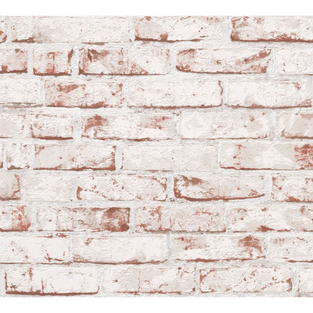 A.S. Creation by Sancar 907813 Elements Brick Wallcovering in Red