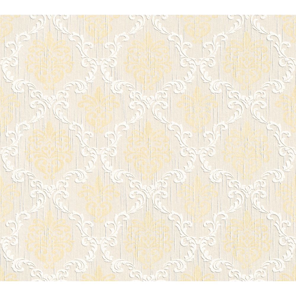Architects Paper by Sancar 95629 Tessuto Wallcovering in Creme/Gold/Beige
