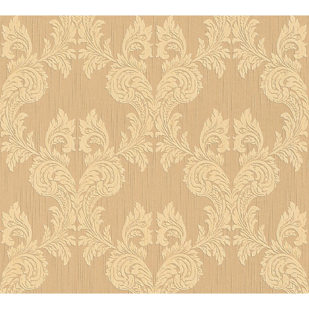 Architects Paper by Sancar 95630 Tessuto Wallcovering in Orange/Beige