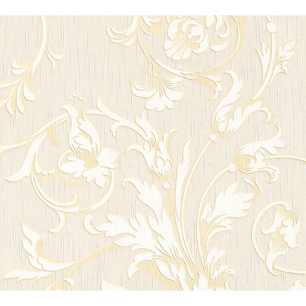 Architects Paper by Sancar 95633 Tessuto Wallcovering in Creme/Gold/Beige
