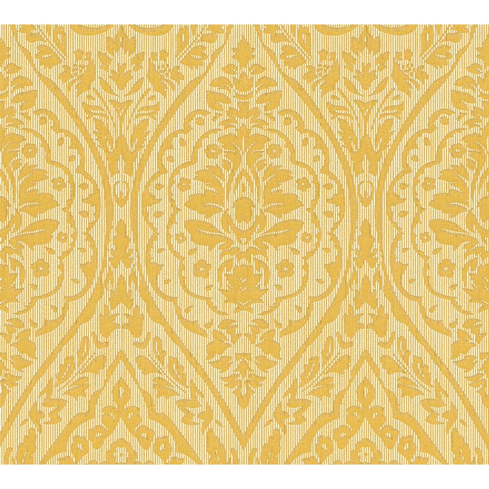 Architects Paper by Sancar 96195 Tessuto 2 Wallcovering in Yellow