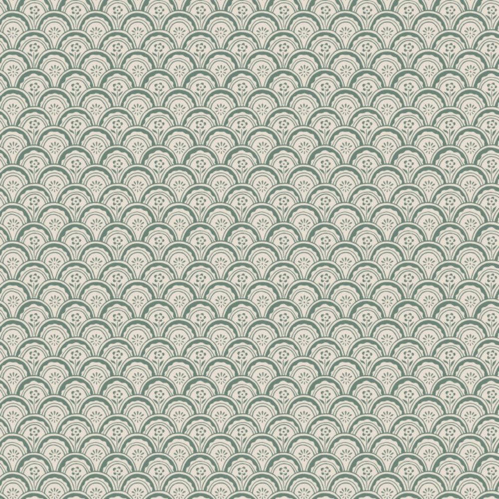 Sandberg Wallpaper S10236 Beata Moss Green Wallpaper
